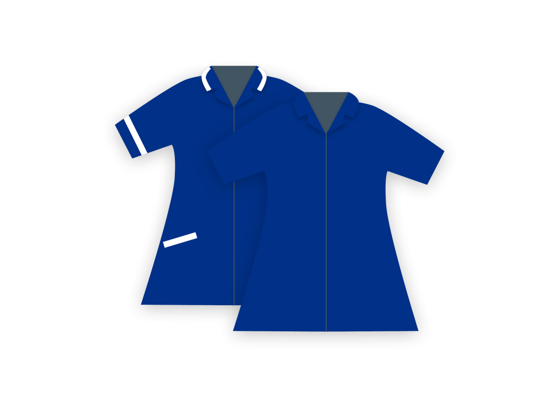 Lab Coat Women's Short Sleeve Button Front Hospital Nurse Scrub Dress  Uniforms | eBay